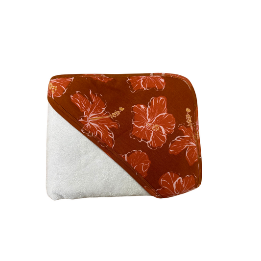 Hibiscus Honey Hooded Bath Towel